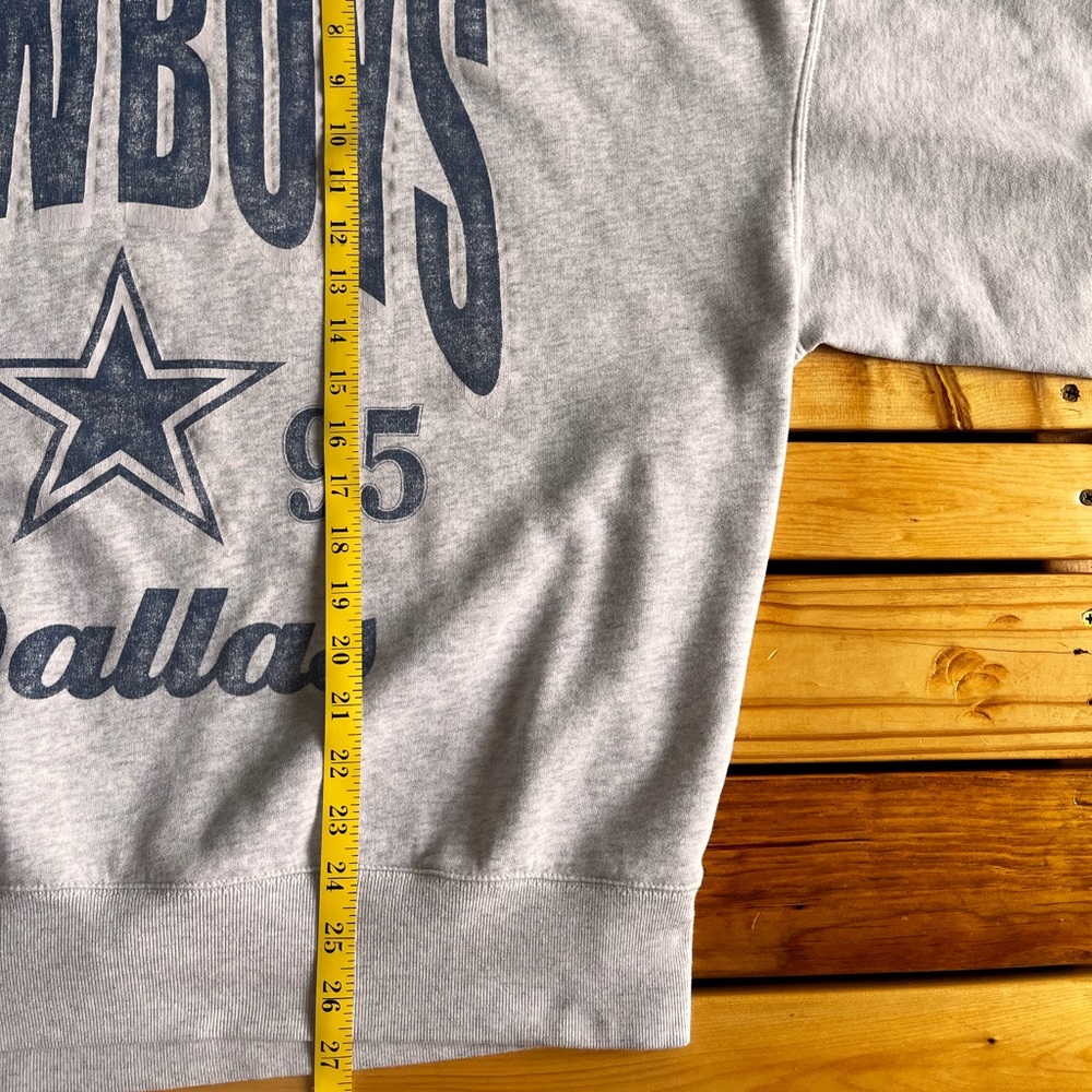 Abercrombie & Fitch x NFL Dallas Cowboys Crewneck Sweatshirt Gray L - Picture 5 of 5